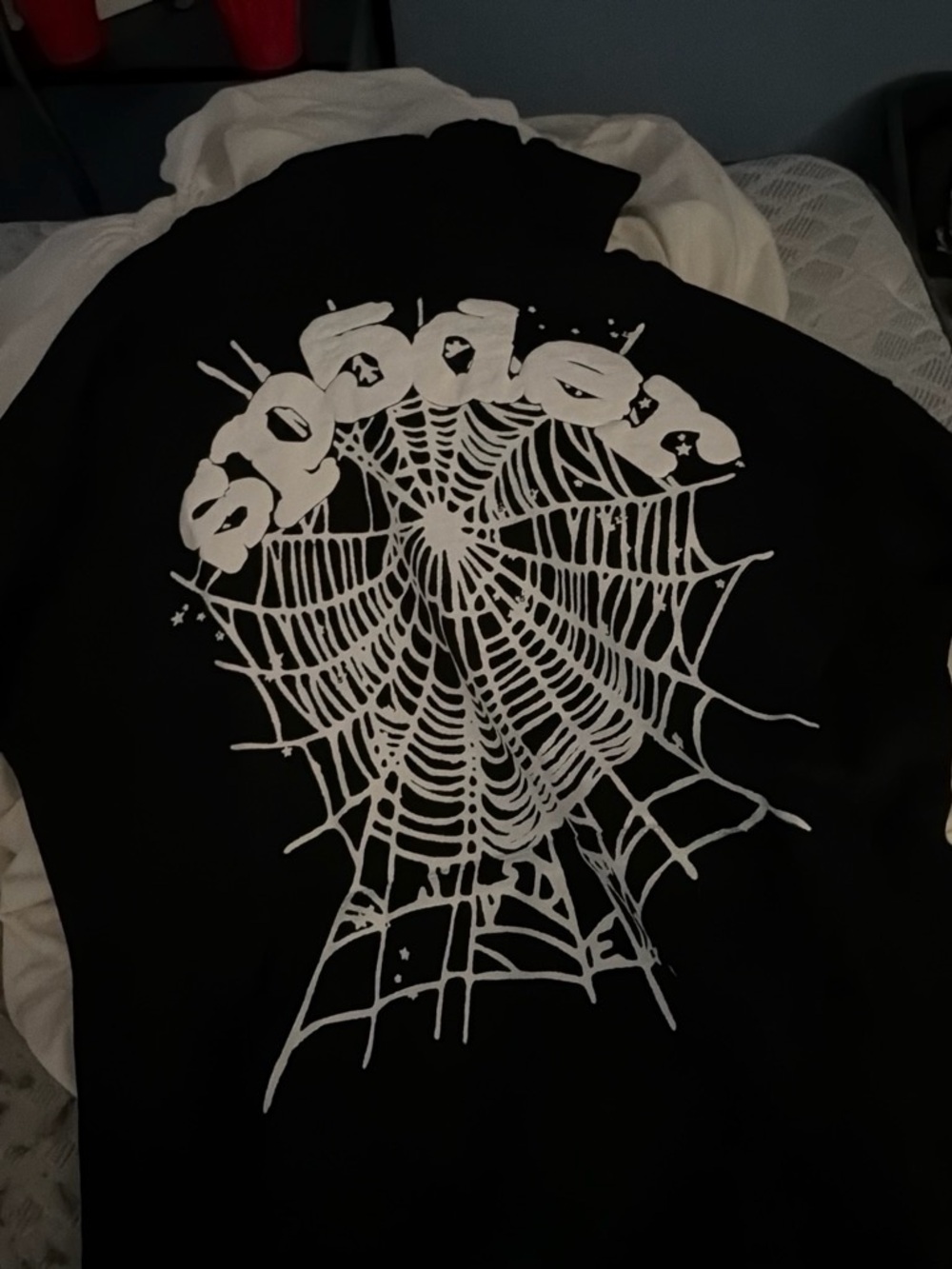 Sp5der Black hoodie